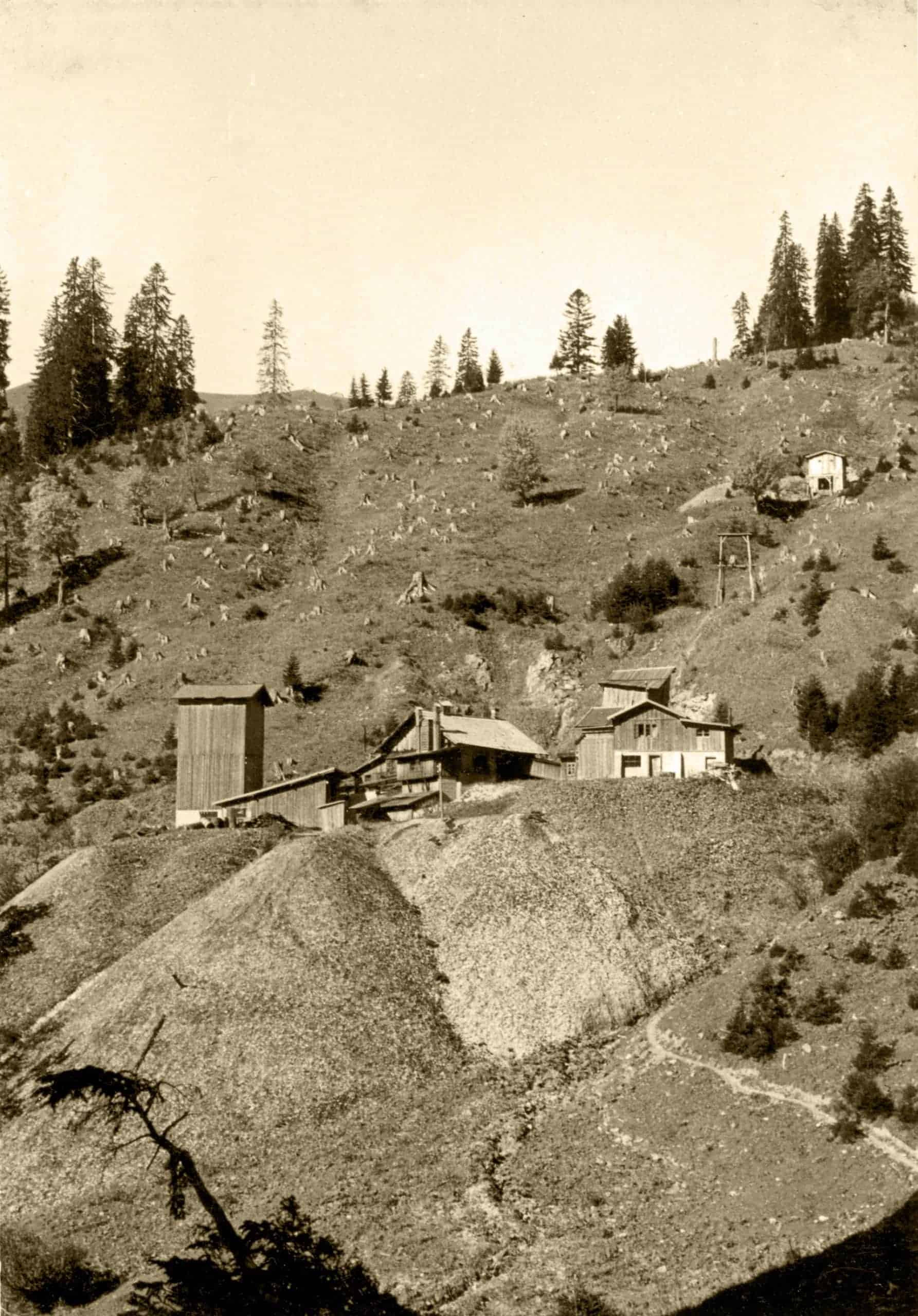 Die Steinölbrennerei im Bächental