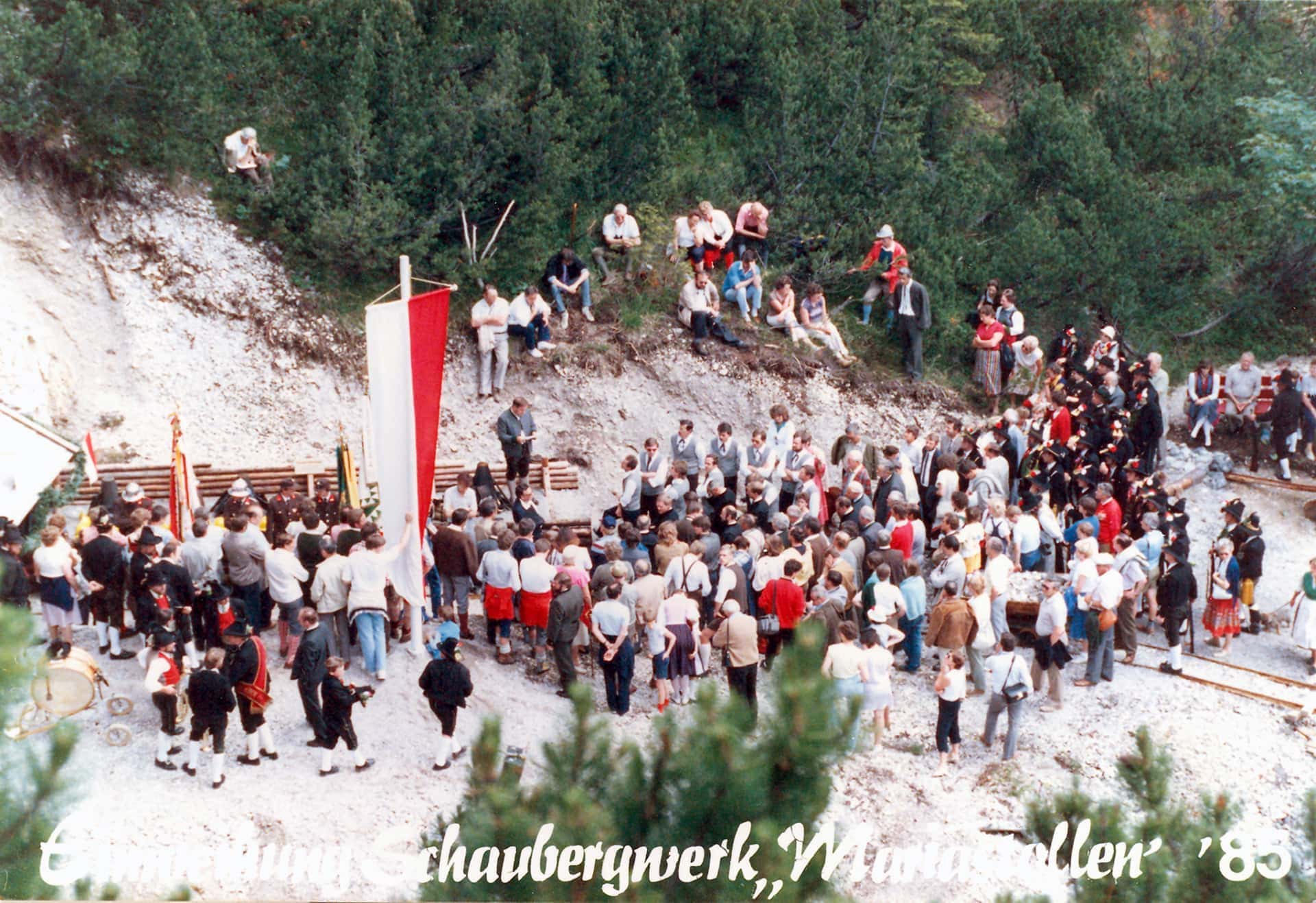 Feierliche Eröffnung des Schaubergwerkes am Seeberg