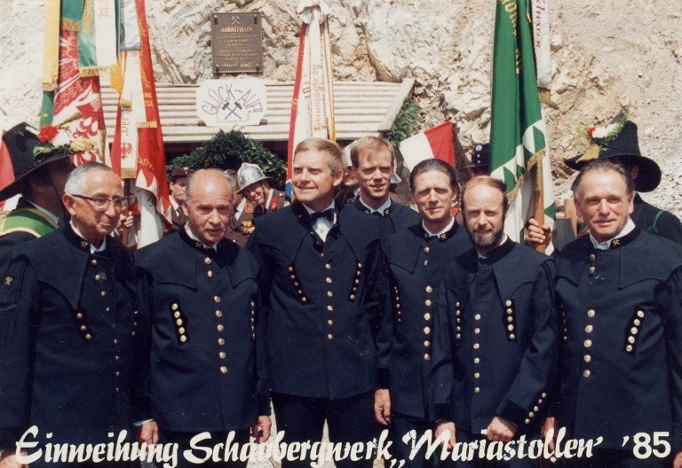 Feierliche Eröffnung des Schaubergwerkes am Seeberg