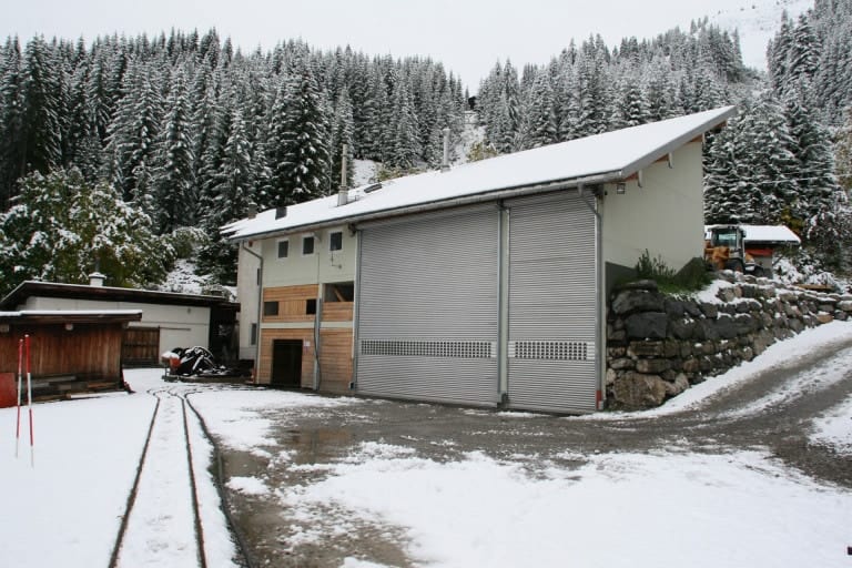 Schwelanlage im Bächental Winter